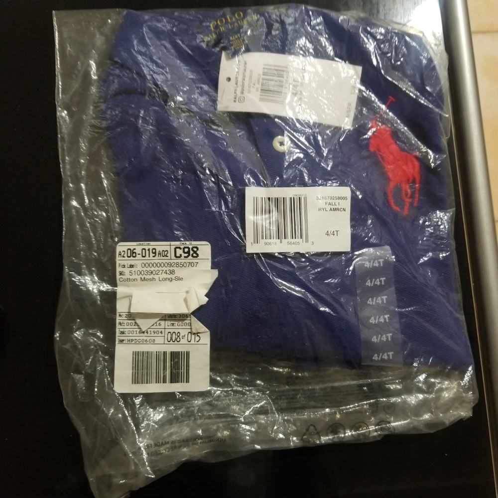 Polo, 4T, Blue